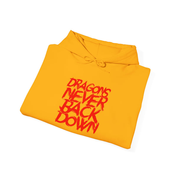 DRAGONS NEVER BACK DOWN HOODIE