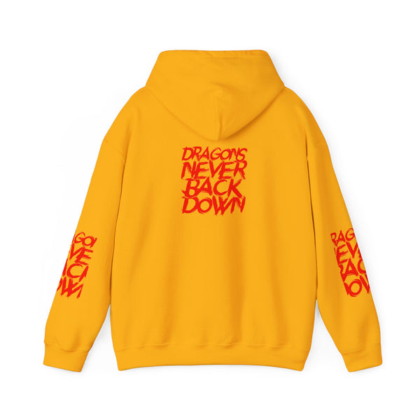 DRAGONS NEVER BACK DOWN HOODIE