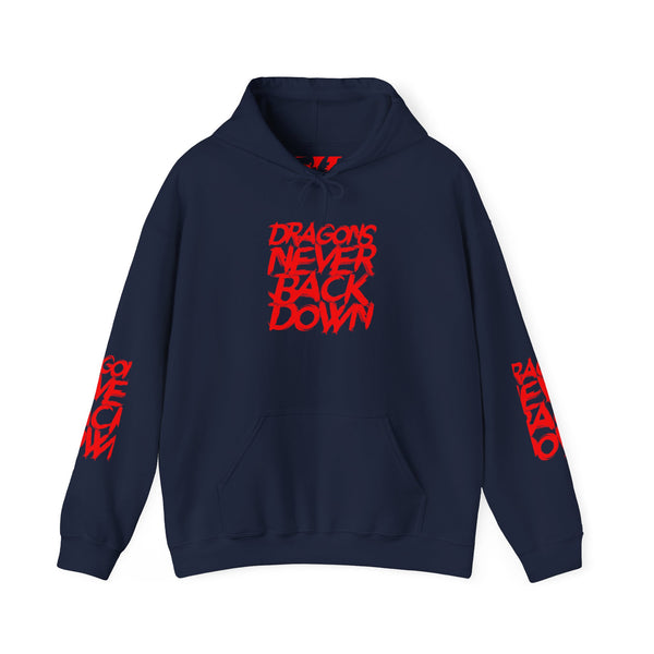 DRAGONS NEVER BACK DOWN HOODIE