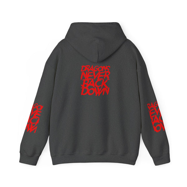 DRAGONS NEVER BACK DOWN HOODIE