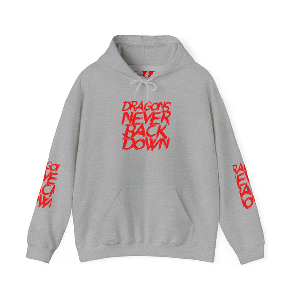 DRAGONS NEVER BACK DOWN HOODIE