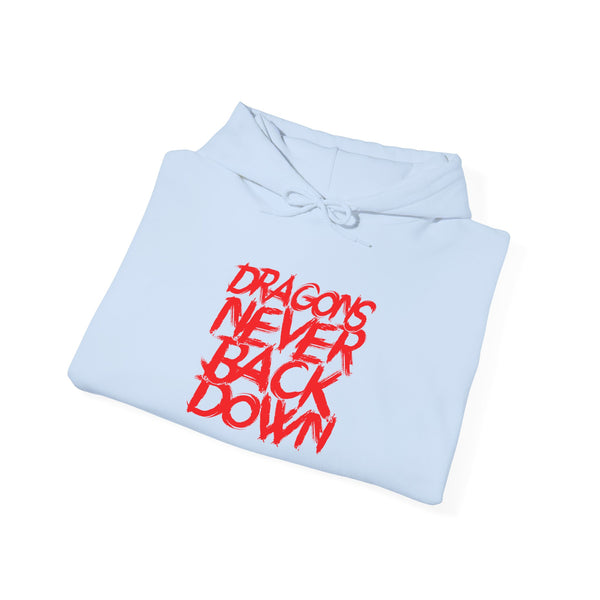 DRAGONS NEVER BACK DOWN HOODIE