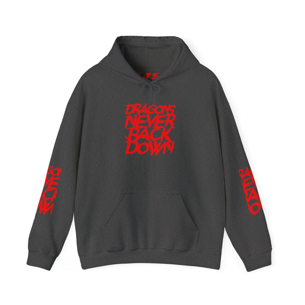 DRAGONS NEVER BACK DOWN HOODIE