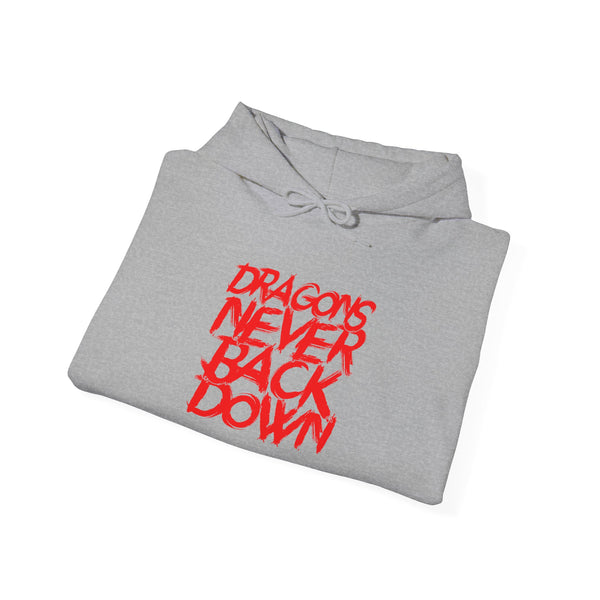DRAGONS NEVER BACK DOWN HOODIE