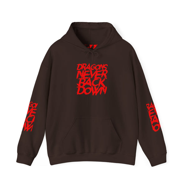 DRAGONS NEVER BACK DOWN HOODIE