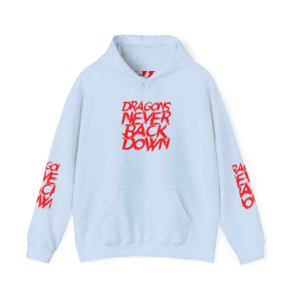 DRAGONS NEVER BACK DOWN HOODIE