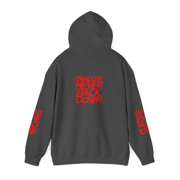 DRAGONS NEVER BACK DOWN HOODIE