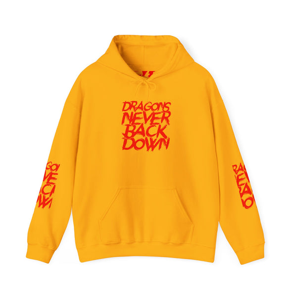 DRAGONS NEVER BACK DOWN HOODIE