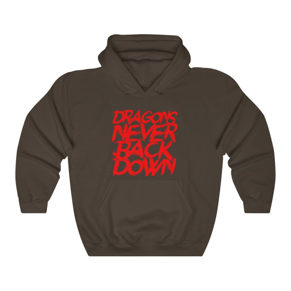 DRAGONS NEVER BACK DOWN HOODIE